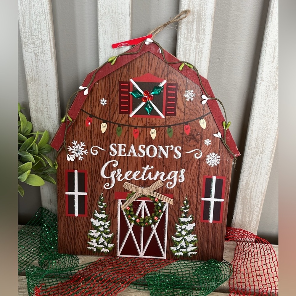 Clearance Christmas Holiday Door-Wall Hanging 🎄🆕🎄⭐️2 For $14 item⭐️